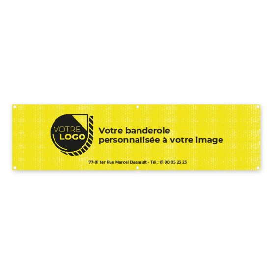 BANDEROLE A PERSONNALISER 3 M X 800 MM