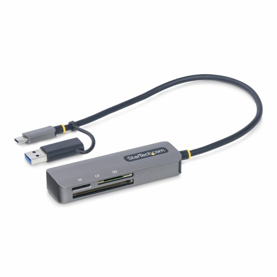 StarTech.com Lecteur de Cartes Mémoire Multi-Média USB 3.0, SD/microSD/CF - Lecteur de carte (CF II, microSDHC, microSDXC, SDHC, SDXC, SD 3.0 UHS-I) - USB 3.0/USB-C