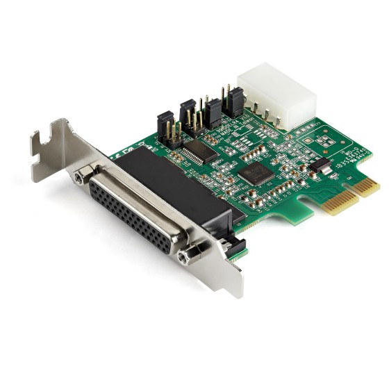 StarTech.com Carte série PCI Express RS232 à 4 ports - Adaptateur - Adaptateur série - PCIe profil bas - RS-232 x 4