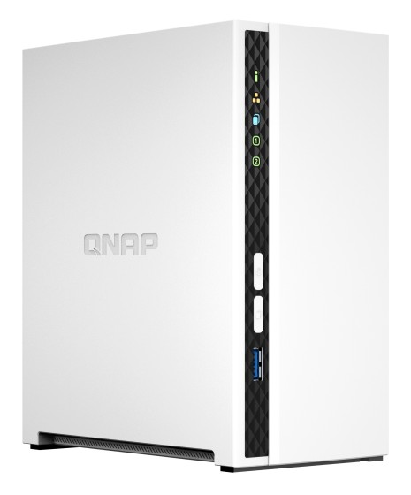QNAP TS-233 2 bay ARM 2.0GHz Quad core 2xSATA 6Gb/s 2Go RAM on-board 1xGbE 1xUSB3.2 Gen1 and 2xUSB2.0