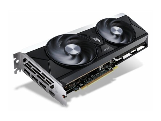 Acer Nitro Intel Arc B580 OC - Carte graphique - Arc B580 - 12 Go GDDR6 - PCIe 4.0 x8 - HDMI, 3 x DisplayPort - noir