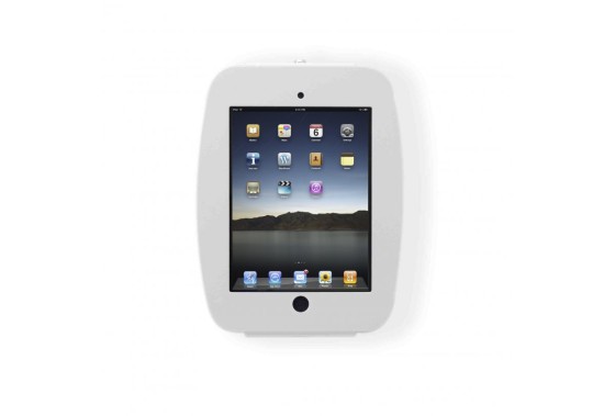 Compulocks iPad 10,2 Support Boitier mural Space - Boîtier - pour tablette - verrouillable - aluminium de haute qualité - blanc - Taille d'écran : 10.2" - Interface de montage : 100 x 100 mm - montable sur mur - pour Apple 10.2-inch iPad (7ème génération,