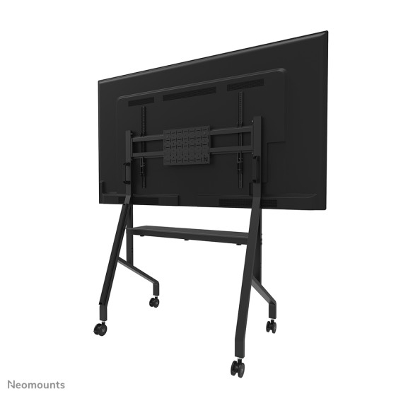 NEOMOUNTS FL50-525BL1 Support au sol mobile pour écran 55-86p - étagère multimédia incluse - installation rapide - TÜV