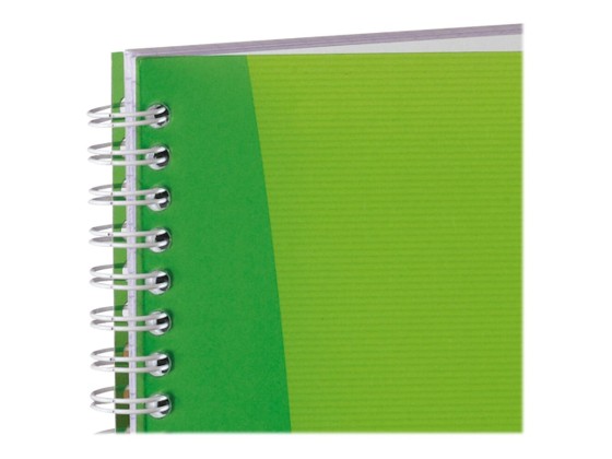 1 Cahier spirale Oxford Colours polypro,A4, 5x5, 180 pages