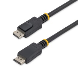 StarTech.com Câble certifié DisplayPort 1.2 de 2 m avec verrouillage - Cordon DP vers DP avec support HBR2 - M/M - DisplayPort 4K - Câble DisplayPort - DisplayPort (M) pour DisplayPort (M) - 2 m - verrouillé - noir