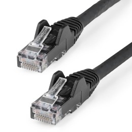 StarTech.com Câble Ethernet CAT6 3m - LSZH (Low Smoke Zero Halogen) - Cordon RJ45 UTP Anti-accrochage 10 GbE LAN - Câble Réseau Internet 650MHz 100W PoE - Noir - Snagless - 24AWG (N6LPATCH3MBK) - Cordon de raccordement - RJ-45 (M) pour RJ-45 (M) - 3 m - 6