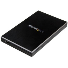 StarTech.com Boîtier USB 3.1 (10 Gb/s) pour disque dur SATA III de 2,5" - Boîtier HDD / SSD externe portable - Aluminium - Boitier externe - 2.5" - SATA 6Gb/s - USB 3.1 (Gen 2) - noir - pour P/N: BNDTBUSB3142, PEXUS313AC2V, PEXUSB311A1E, PEXUSB311AC2, PEX