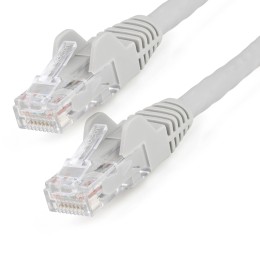 StarTech.com Câble Ethernet CAT6 2m - LSZH (Low Smoke Zero Halogen) - Cordon RJ45 UTP Anti-accrochage 10 GbE LAN - Câble Réseau Internet 650MHz 100W PoE - Gris - Snagless - 24AWG (N6LPATCH2MGR) - Cordon de raccordement - RJ-45 (M) pour RJ-45 (M) - 2 m - 6