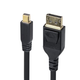 StarTech.com Mini DP to DisplayPort 1.4 Cable 8K 60Hz HBR3 4K - Câble DisplayPort - Mini DisplayPort (M) pour DisplayPort (M) verrouillé - Displayport 1.4/Thunderbolt 2 - 3.1 m - support 8K60Hz (7680 x 4320), support 4K120Hz (3840 x 2160) - noir