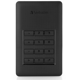 Verbatim Store 'n' Go Portable - Disque dur - chiffré - 1 To - externe (portable) - USB 3.1 Gen 1 (USB-C connecteur) - AES 256 bits