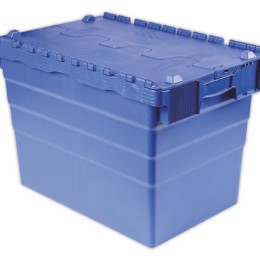 1 Bac navette gerbable 78 litres bleu