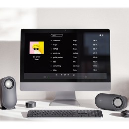 LOGITECH Z407 Android Edition speaker system for PC 2.1channel wireless Bluetooth USB 40 Watt Total graphite grey