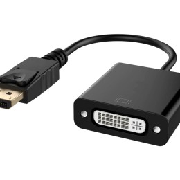 DLH - Adaptateur vidéo - DisplayPort (M) pour DVI-I (F) - 15 cm - noir