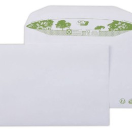 1 Boite de 500 enveloppes MSPA extra blnches 162x229 mm 100% recycl 80g bande gommée