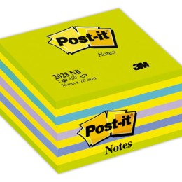 1 Cube Post-it® Couleurs Rêve Intense, 76 x 76 mm, 450 feuilles
