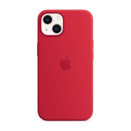 Apple - Coque de protection pour téléphone portable - compatibilité avec MagSafe - silicone - rouge - pour iPhone 13