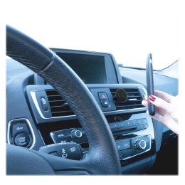 Mobilis U.FIX - Support magnétique pour téléphone portable - noir