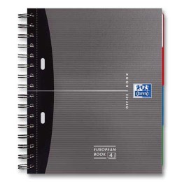 1 Cahier spirale European Oxford, A5, 5x5, 200 pages,perforé 2 trous