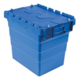 1 Bac navette gerbable 32 litres bleu