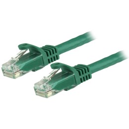 StarTech.com Câble réseau Cat6 Gigabit UTP sans crochet de 3m - Cordon Ethernet RJ45 anti-accroc - Câble patch Mâle / Mâle - Vert - Cordon de raccordement - RJ-45 (M) pour RJ-45 (M) - 3 m - UTP - CAT 6 - sans crochet - vert