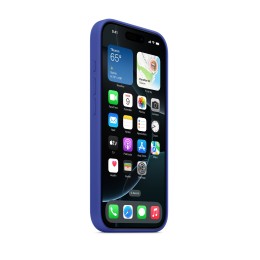 Apple - Coque de protection pour téléphone portable - compatibilité avec MagSafe - silicone - bleu d'outremer - pour iPhone 16 Pro