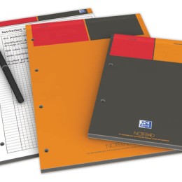 1 Bloc Oxford International A4+ 21x31,5 cm, 4 trous, 5x5