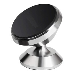 DLH DY-DU4615 - Support pour téléphone portable - support magnétique - gris aluminium