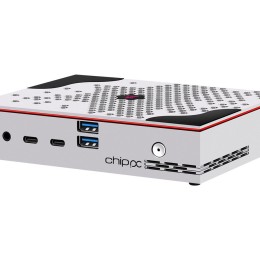 Chip PC iX PC+ - Client léger - mini PC 1 x N-series N100 / jusqu'à 3.4 GHz - RAM 8 Go - eMMC 128 Go - UHD Graphics - Gigabit Ethernet - Win 11 IoT - moniteur : aucun