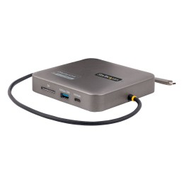StarTech.com Adaptateur Multiport USB C, Double HDMI 4K60Hz, 100W PD, GbE - Station d'accueil - USB-C / USB4 / Thunderbolt 3 / Thunderbolt 4 - 2 x HDMI - 1GbE
