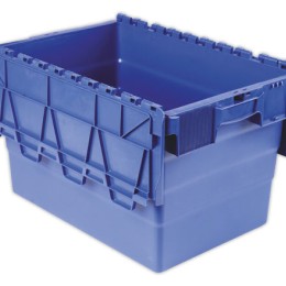 1 Bac navette gerbable 64 litres bleu
