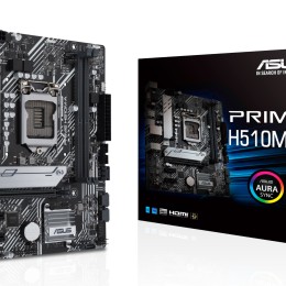 ASUS PRIME H510M-A - Carte-mère - micro ATX - Socket LGA1200 - H510 Chipset - USB 3.2 Gen 1 - Gigabit LAN - carte graphique embarquée (unité centrale requise) - audio HD (8 canaux)