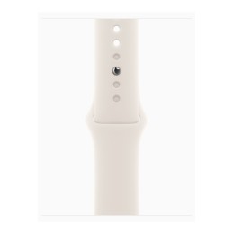 Apple Watch Series 10 (GPS) - 42 mm - aluminium rose or - montre intelligente avec bande sport - fluoroélastomère - blush léger - taille du bracelet : S/M - 64 Go - Wi-Fi 4, UWB, Bluetooth - 30 g