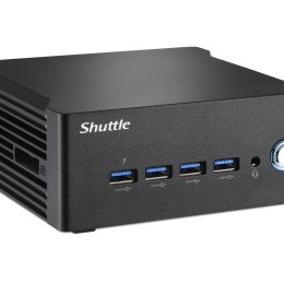 Shuttle XPC nano NA10H7 - Barebone - mini PC 1 x Ryzen 7 8845HS / jusqu'à 5.1 GHz - RAM 0 Go - Radeon 780M - Gigabit Ethernet