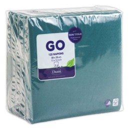1 Sachet de 125 Serviettes ouate double épaisseur 33x33 cm