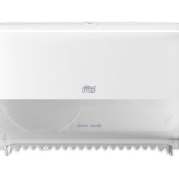 1 Distributeur double papier toilette Tork TWIN Midsize T7 blanc