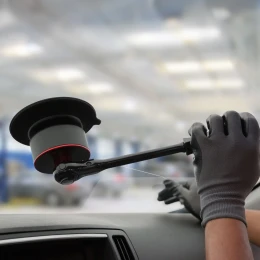 SYSTÈME DÉCOUPE PARE BRISE À CLIQUET 