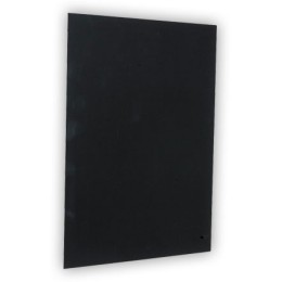 1 Tableau verre magnétique  Glassboard noir - 90 x 120cm