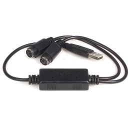 StarTech.com Adaptateur clavier et souris USB vers PS2 - Adaptateur clavier/souris - USB - pour P/N: PS2UTPEXT, SV221MICRO, SV211KA
