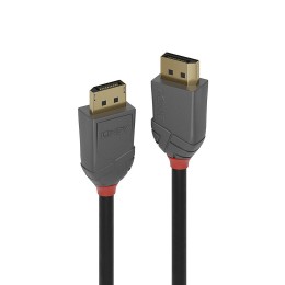 LINDY 10m DisplayPort 1.2 Cable Anthra Line DP Male to Male