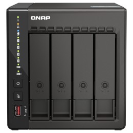 QNAP TS-453E-8G 4-bay desktop NAS Intel Celeron J6412 4C 2.0GHz burst 2.6GHz onboard 8Go RAM 2xHDMI 1.4b 2xM.2 2280 PCIe slots