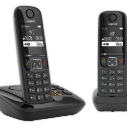 1 Lot de 2 Duo téléphones sans fil Gigaset AS690Aavec répondeur