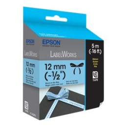 EPSON LC4PBK5 Ruban Noir sur Bleu 12mm x 5m