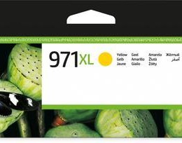 HP 971XL cartouche d'encre jaune grande capacité authentique
