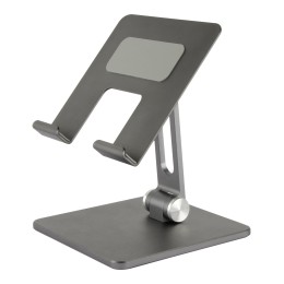 DLH - Pied - Ergonomique et réglable - pour tablette - aluminium - Taille d'écran : jusqu'à 13 pouces - ordinateur de bureau