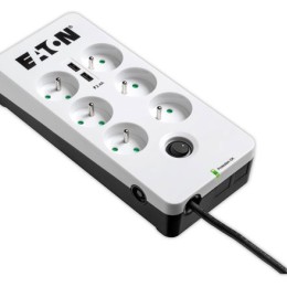 1 Parasurtenseur 6 prises + 2 ports USB