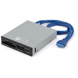 StarTech.com Lecteur multi-cartes interne USB 3.0 avec support UHS-II - Lecteur de cartes mémoire - SD / Micro SD / MS / CF - Lecteur de carte - 3,5 po (CF I, CF II, MS, MS PRO, MMC, SD, MS Duo, MS PRO Duo, miniSD, microSD, SDHC, MS Micro, microSDHC, SDXC