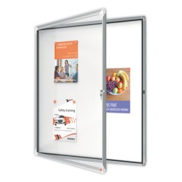 1 Vitrine d'extérieur magnétique PremiumPlus 12A4 NOBO