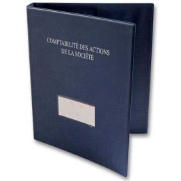 1 Classeur vide comptabilité des actions