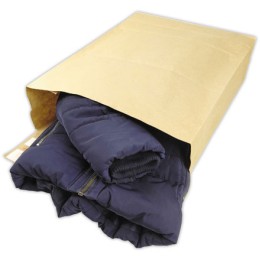 1 Boite de 200 pochettes réutilisables kraft 350x450x120 120g