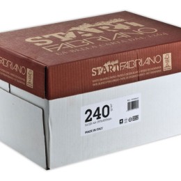 1 Pack de 125 Feuilles de papier dessin blanc format 29,7 x 42 cm - 240 g